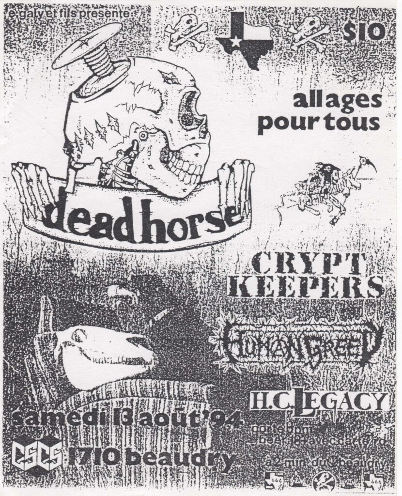 DEADHORSE CRYPT KEEPERS HUMAN GREED H.C. LEGACY