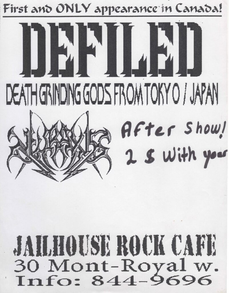 DEFILED NEURAXIS CHEMICAL NURSLINGS AFTERSHOW