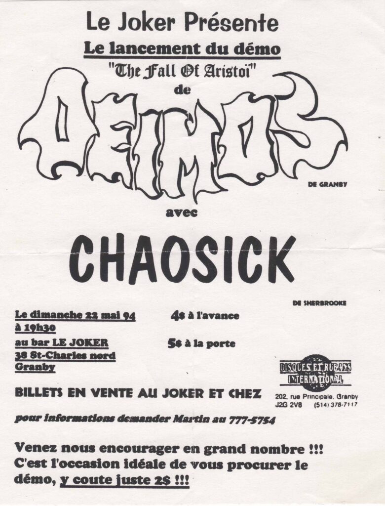 DEIMOS CHAOSICK