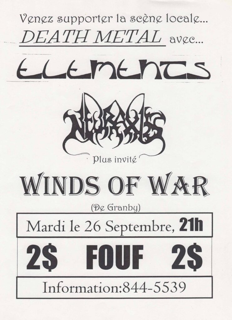 ELEMENTS NEURAXIS WINDS OF WAR