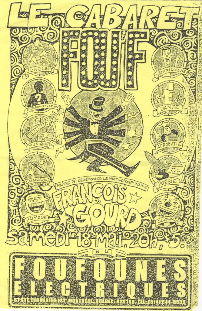 LE CABARET FOUF FRANÇOIS GOURD