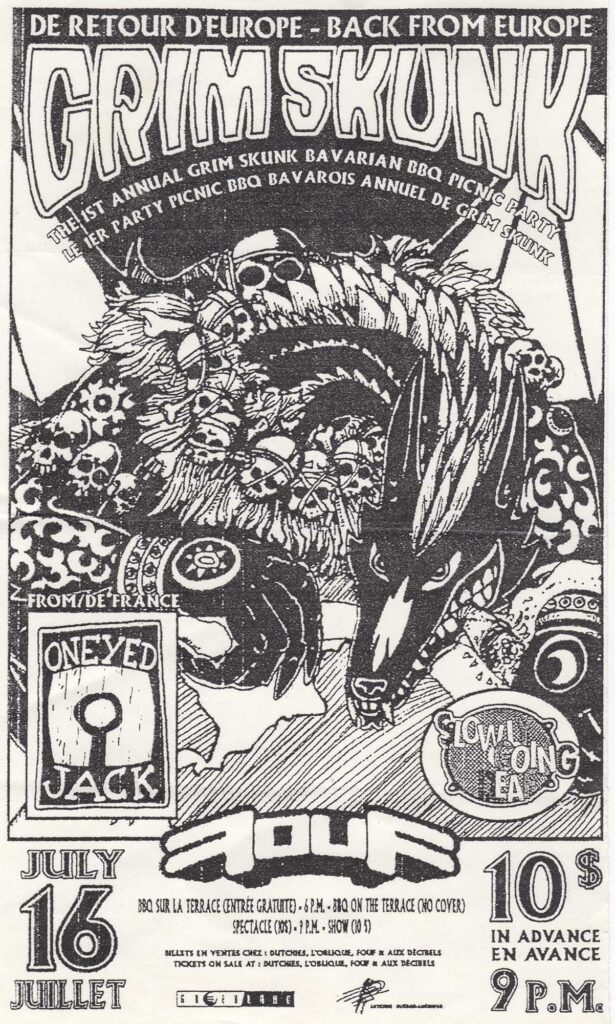 GRIM SKUNK ONE EYED JACK SLOWLY GOING DEAF