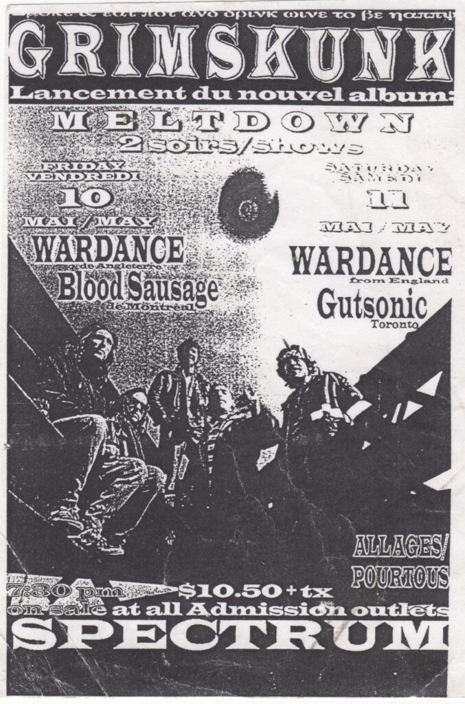 GRIM SKUNK WARDANCE BLOOD SAUSAGE GUTSONIC