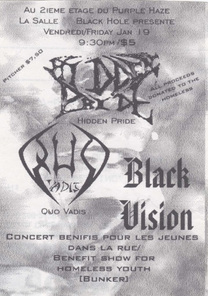 HIDDEN PRIDE QUO VADIS BLACK VISION