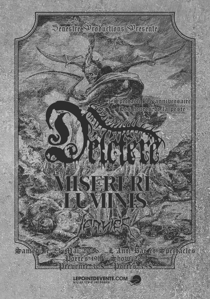 DÉLÉTÈRE MISERERE LUMINIS JANVIER
