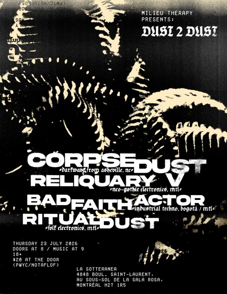 CORPSE DUST RELIQUARY V BAD FAITH ACTOR RITUAL DUST