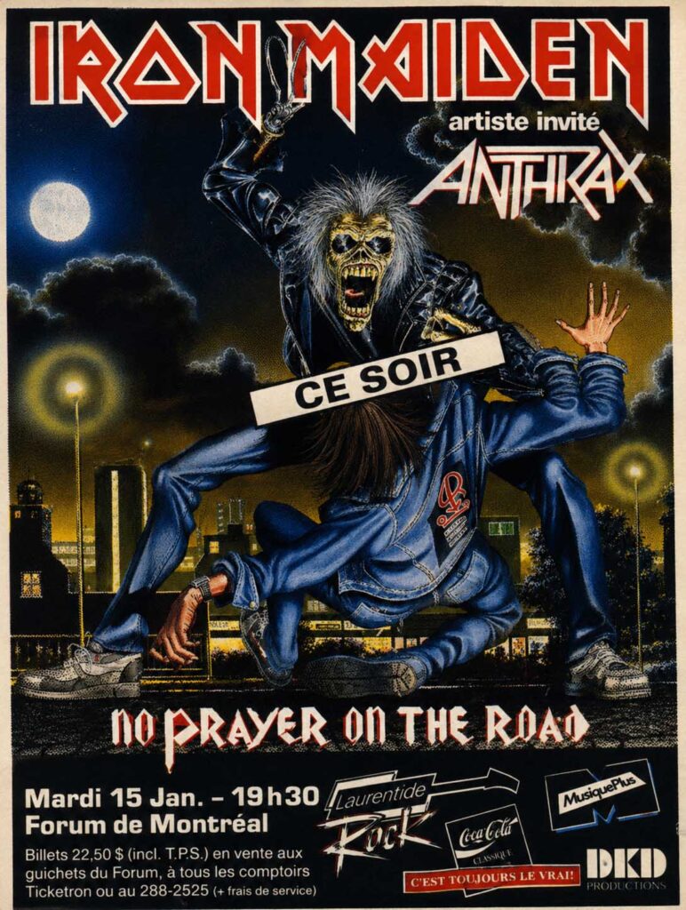 IRON MAIDEN ANTHRAX