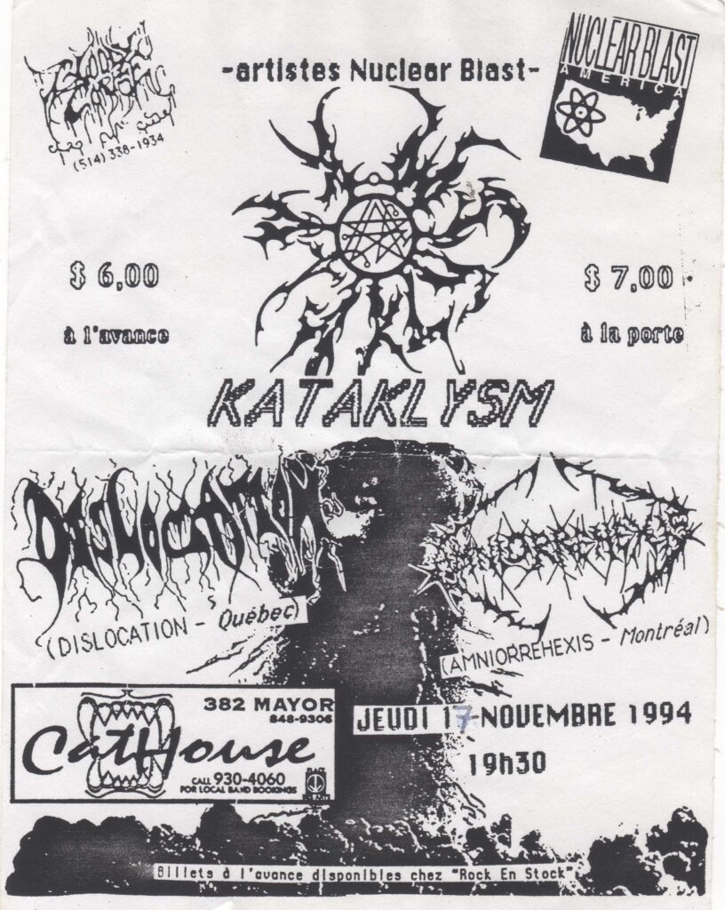 KATAKLYSM DISLOCATION AMNIORREHEXIS