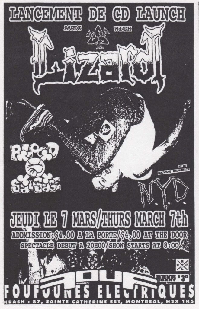 LIZARD BLOOD SAUSAGE N.Y.D.