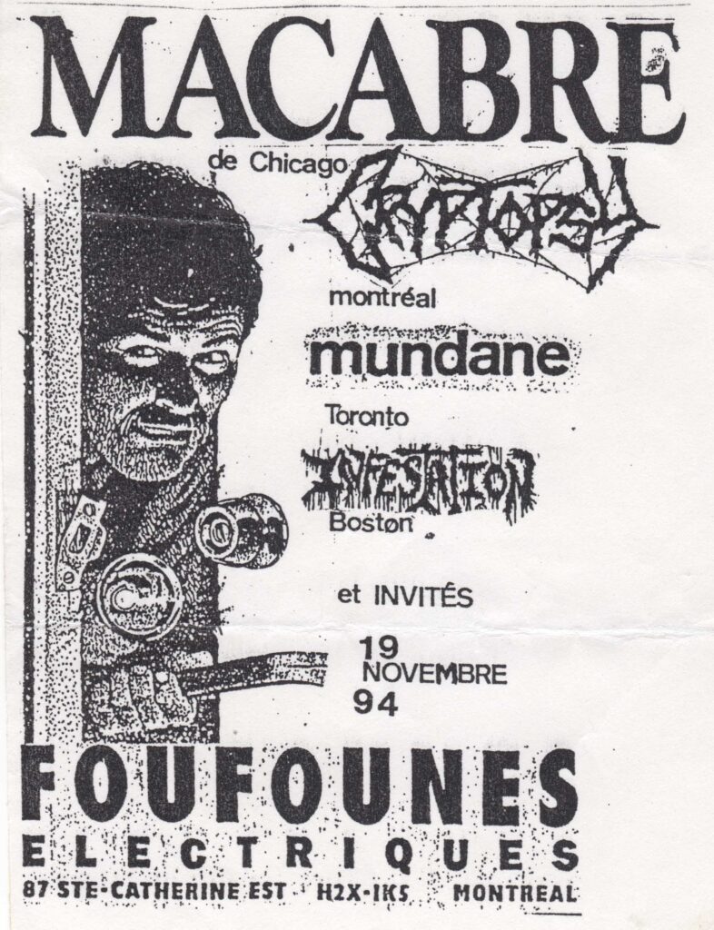 MACABRE CRYPTOPSY MUNDANE INFESTATION