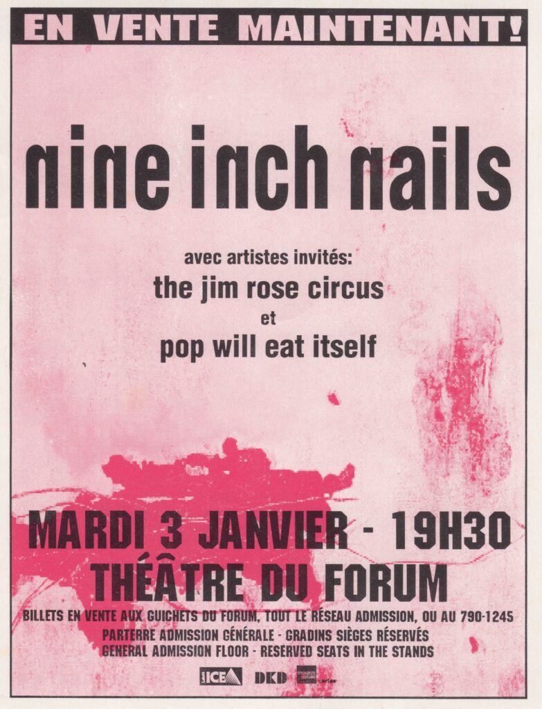 NINE INCH NAILS JIM ROSE CIRCUS POP WILL EAT ISELF