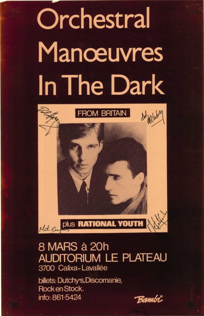ORCHESTRAL MANOEUVRES IN THE DARK OMD RATIONAL YOUTH