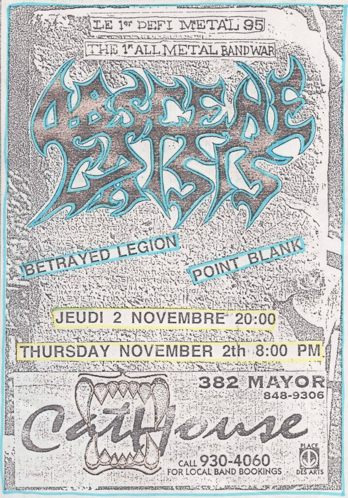 OBSCENE CRISIS BETRAYED LEGION POINT BLANK