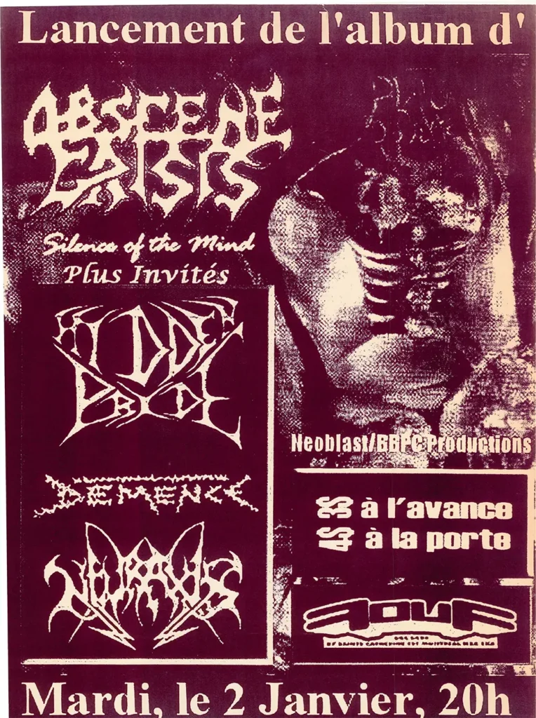 OBSCENE CRISIS HIDDEN PRIDE DEMENCE NEURAXIS