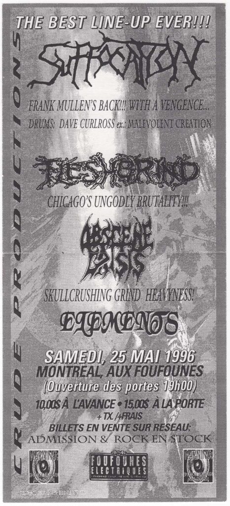 SUFFOCATION OBSCENE CRISIS ELEMENTS