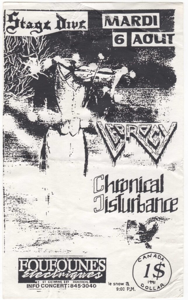 STAGE DIVE LEPROCY CHRONICAL DISTURBANCE
