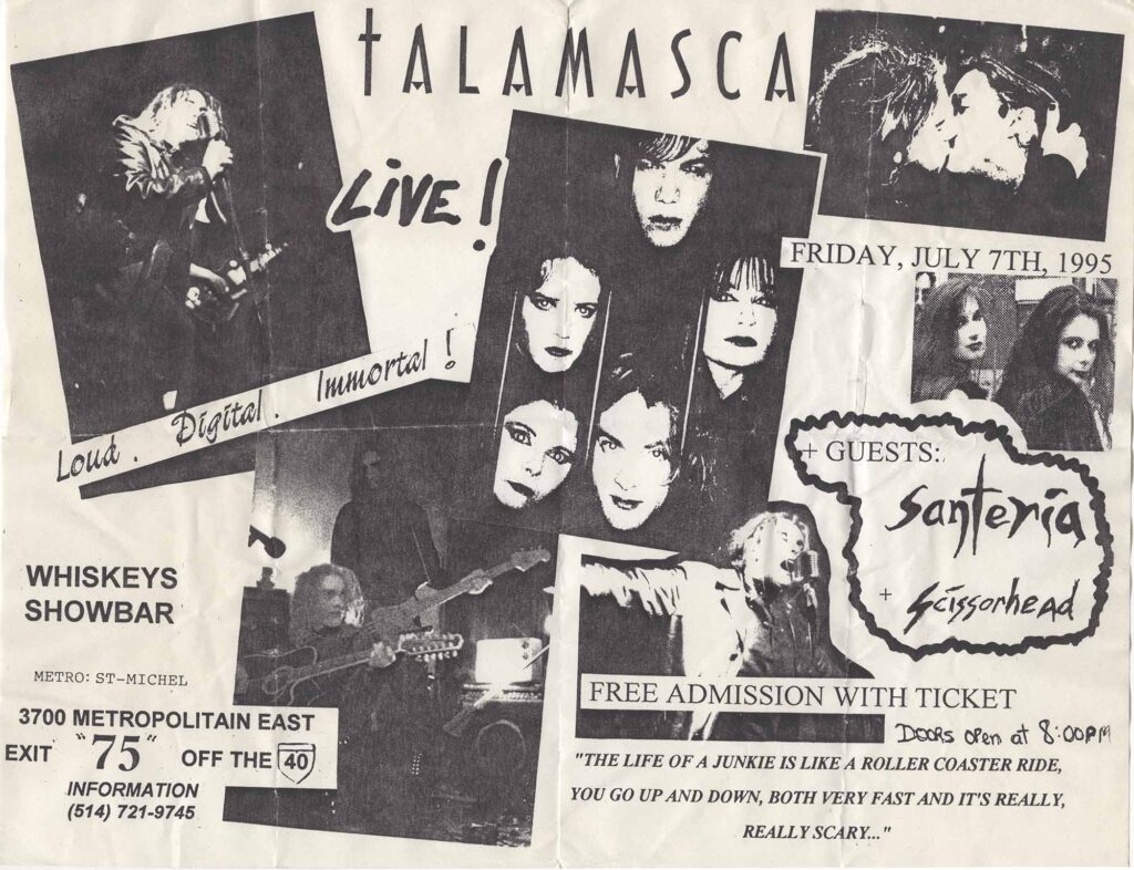 TALAMASCA SANTERIA SCISSORHEAD