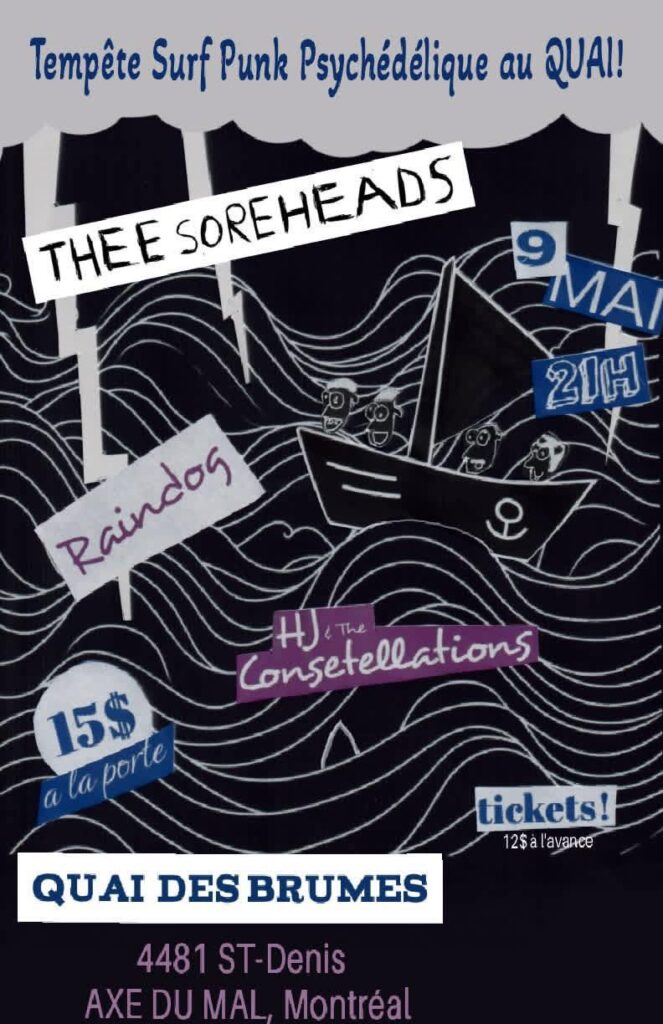 THEE SOREHEADS RAINDOG HJ & THE CONSTELLATIONS