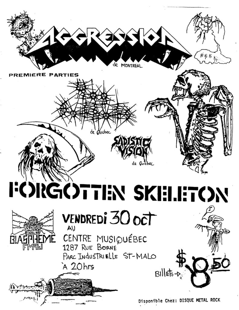 AGGRESSION YOG SOTHOTS SADISTIC VISION FORGOTTEN SKELETON