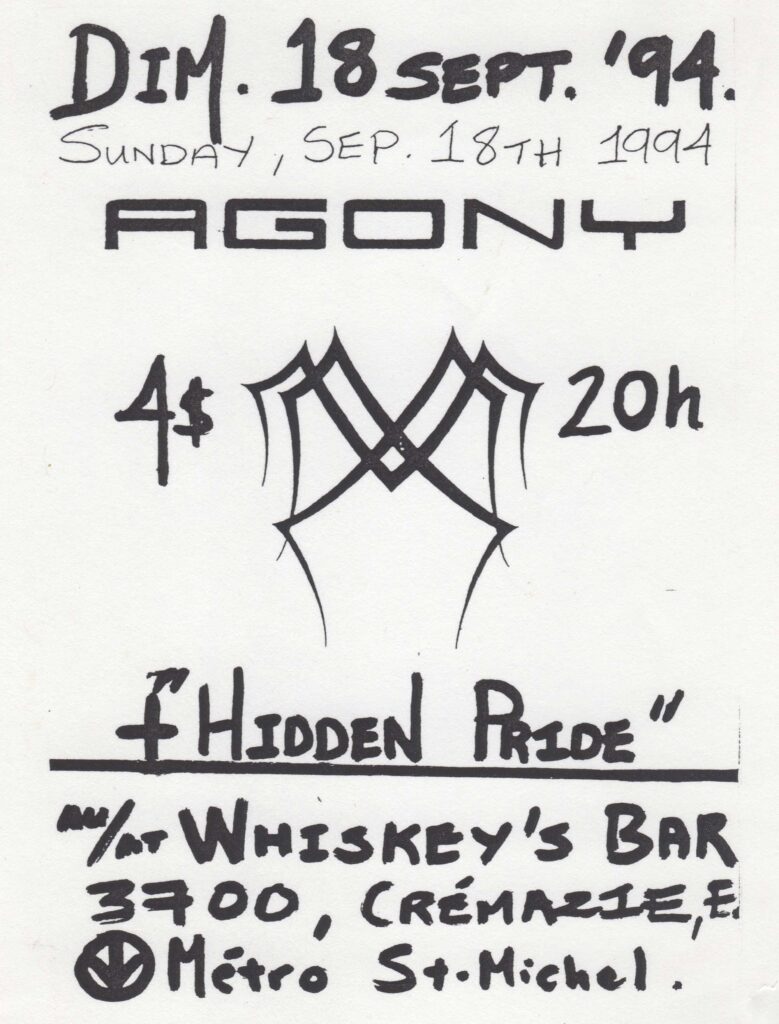 AGONY HIDDEN PRIDE
