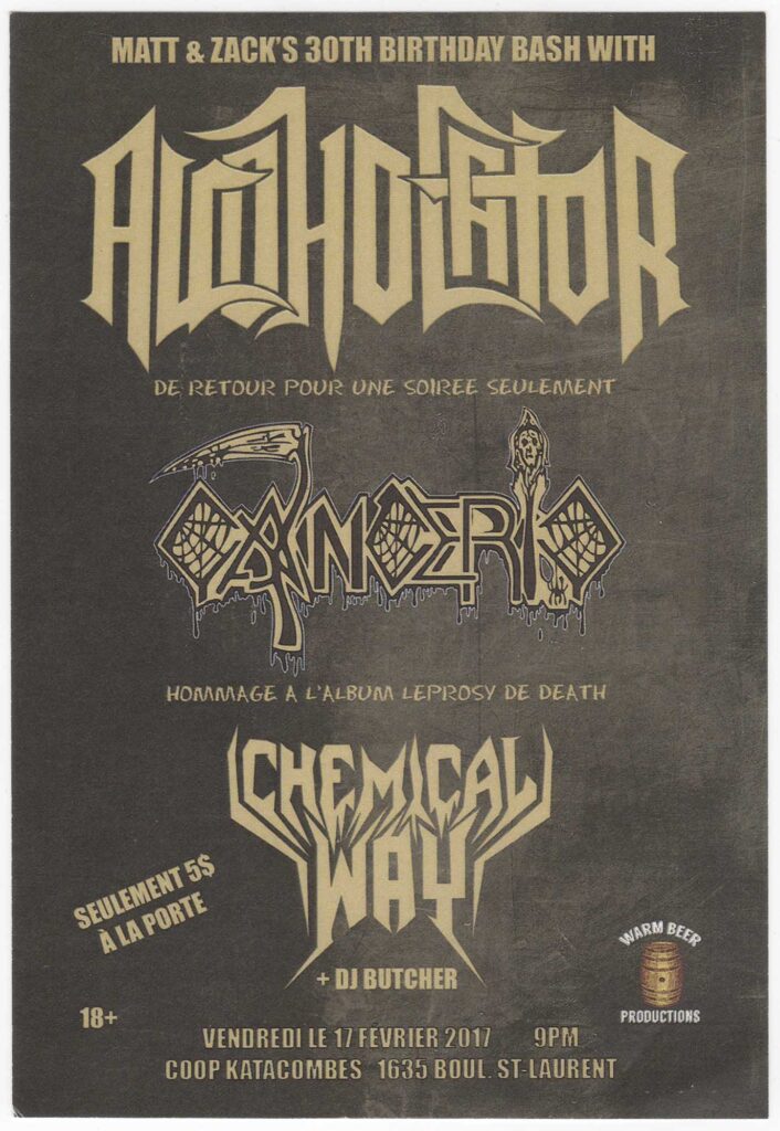 ALCOHOLATOR CANCERIC CHEMICAL WAY DJ BUTCHER