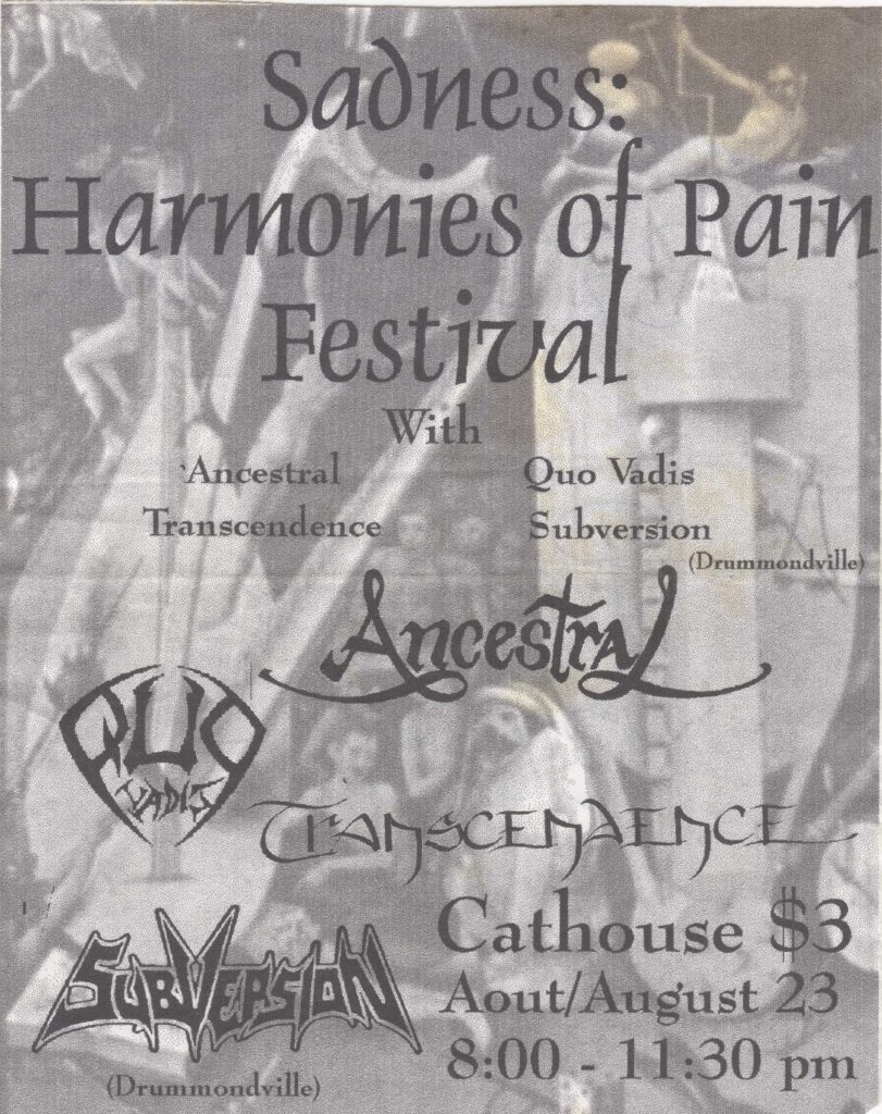 ANCESTRAL QUO VADIS TRANSCENDENCE SUBVERSION