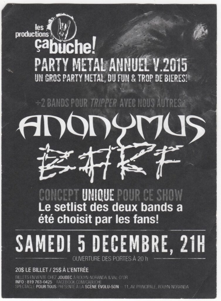 ANONYMUS BARF