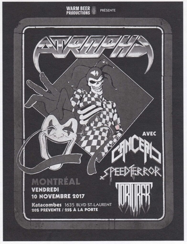 ATROPHY CANCERIC SPEED TERROR TORTURER