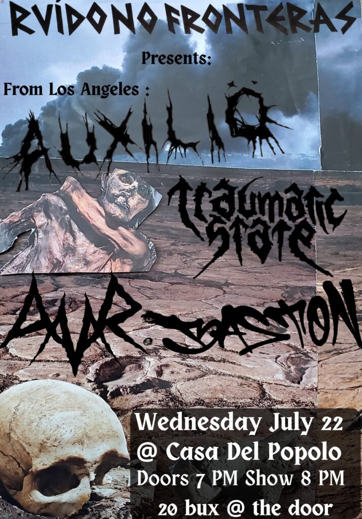 AUXILIÖ VESTIGIO TRAUMATIC STATE ALL MY RAGE BASTON