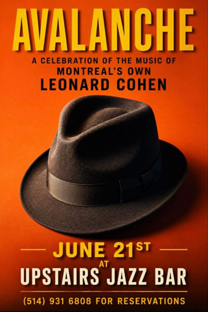 AVALANCHE HOMMAGE À LEONARD COHEN