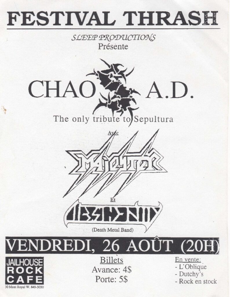 CHAOS AD MAJESTER OBSCENITY