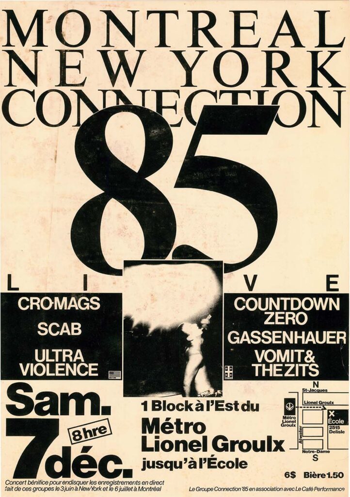 CRO-MAGS SCAB ULTRA VIOLENCE COUNTDOWN ZERO GASSENHAUER VOMIT AND THE ZITS