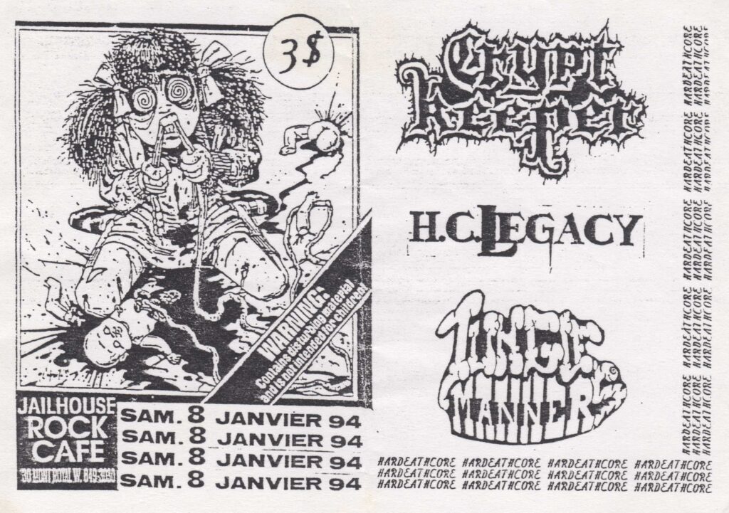 CRYPT KEEPER H.C. LEGACY JUNGLE MANNERS
