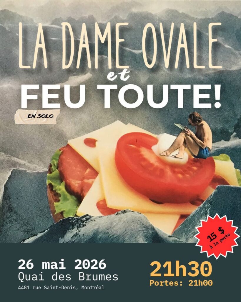 LA DAME OVALE FEU TOUTE