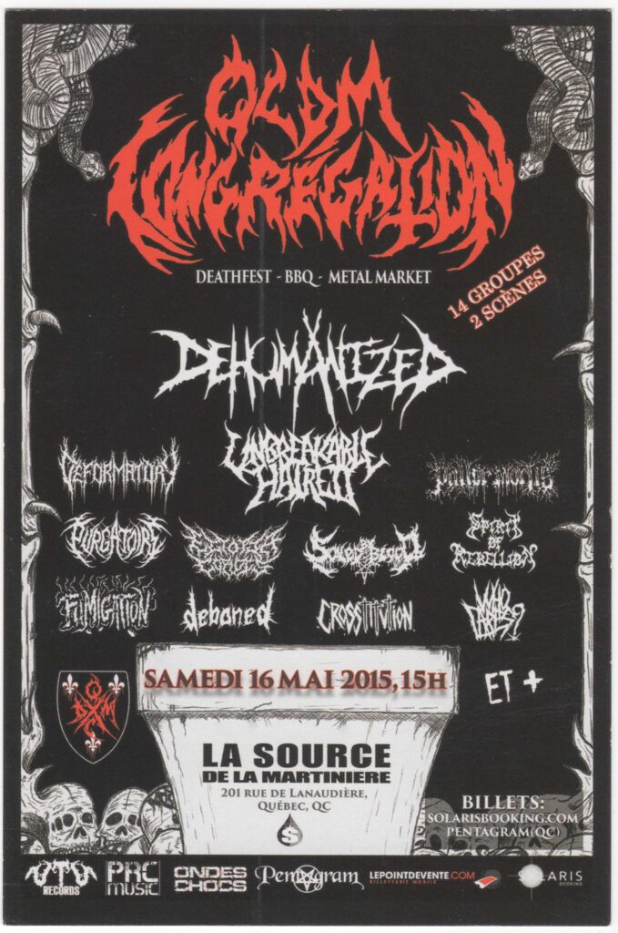 DEHUMANIZED DEFORMATORY UNBREAKABLE HATRED PALLOR MORTIS PURGATOIRE ERADICATION SOILED BLOOD SPIRIT OF REBELLION FUMIGATION DEBANED PROSTITUTION WAR COMMAND MESRINE ENDLESS REIGN