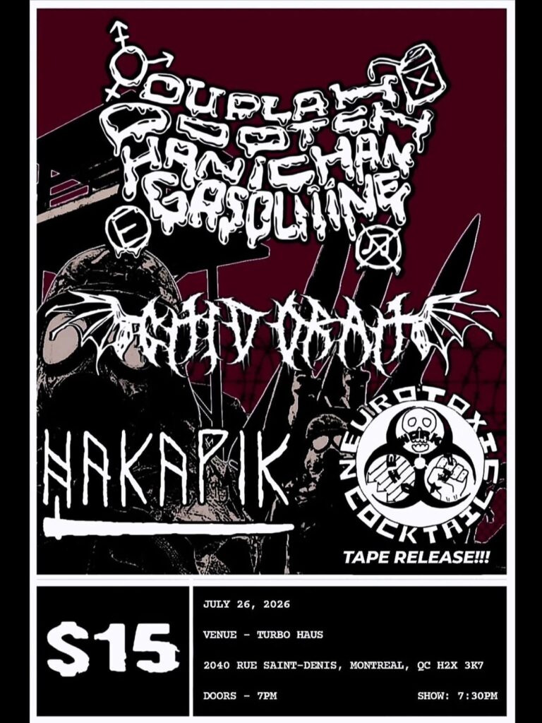 DUPLAH POOTCH HANICHAN GASOLIIINE GHIDORAH  HAKAPIK  NEUROTOXIC COCKTAIL