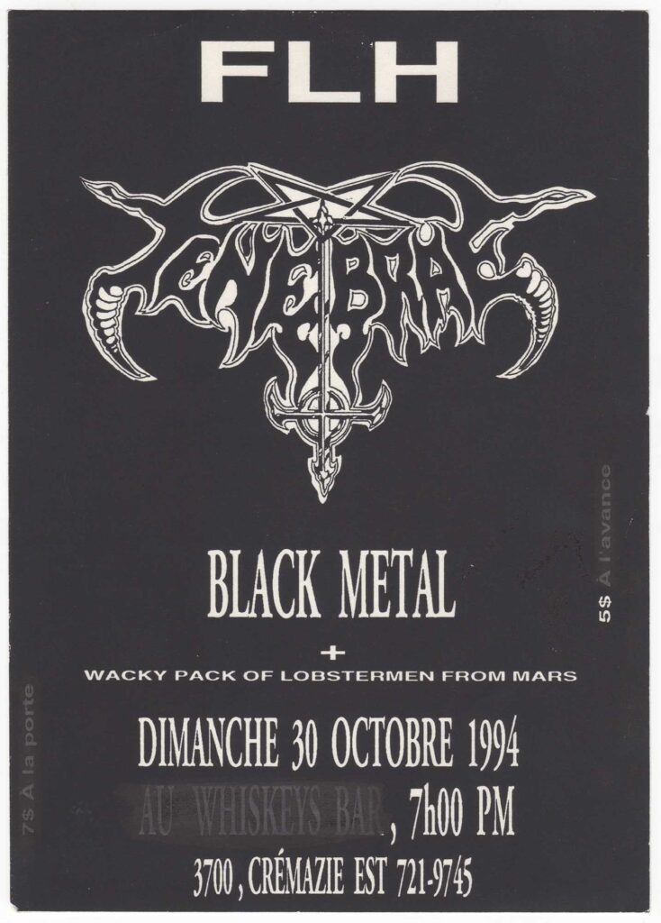 FLH TENEBRAE BLACK METAL WACKY PACK OF LOBSTERMEN FROM MARS