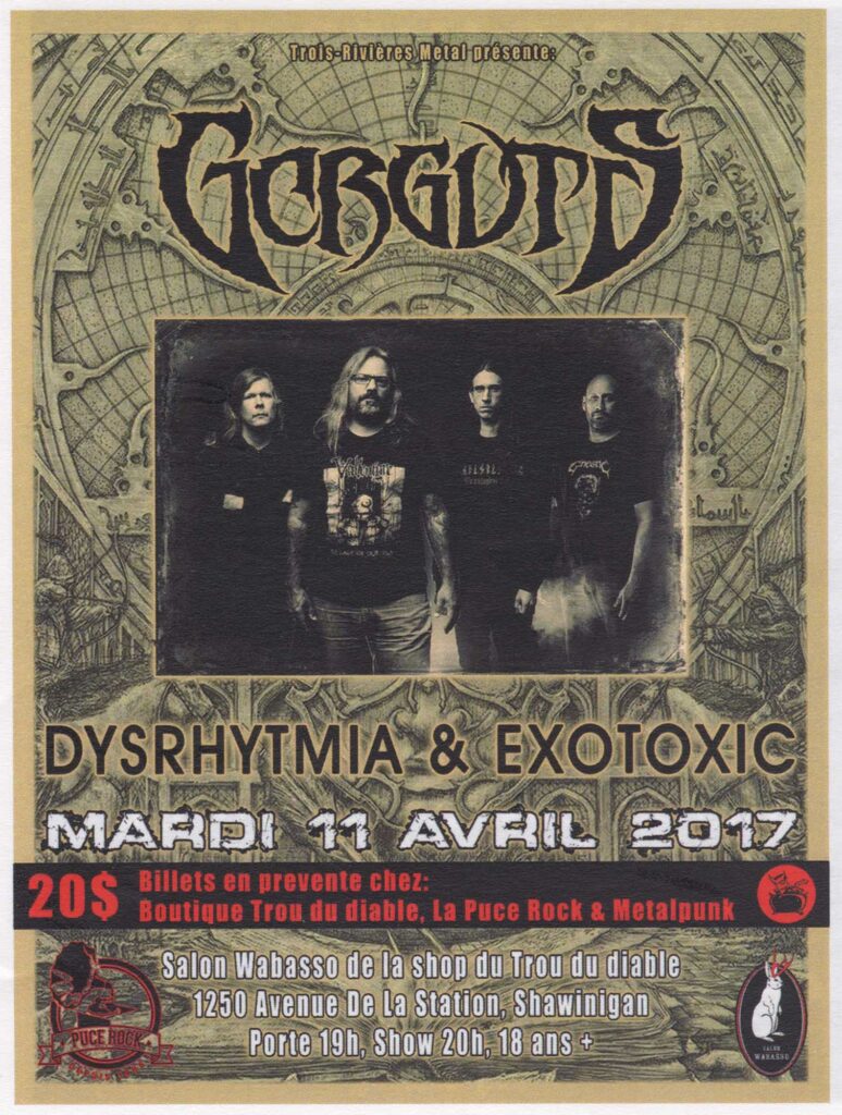 GORGUTS DYSRHYTMIA EXOTOXIC