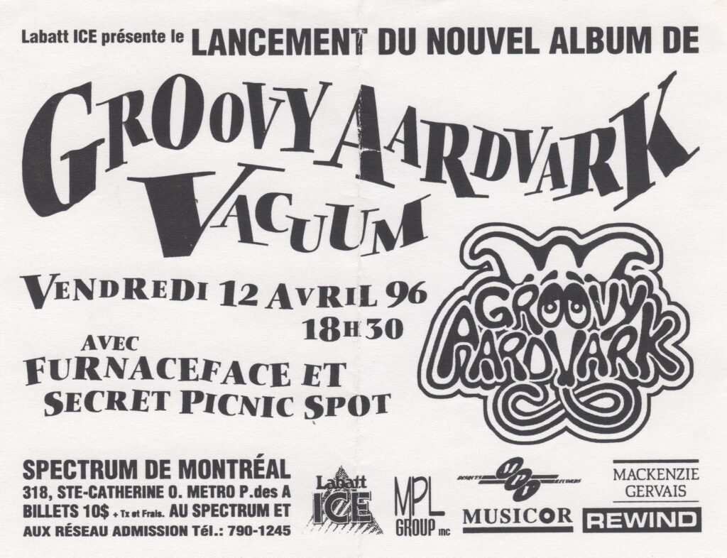 GROOVY AARDVARK FURNACEFACE SECRET PICNIC SPOT
