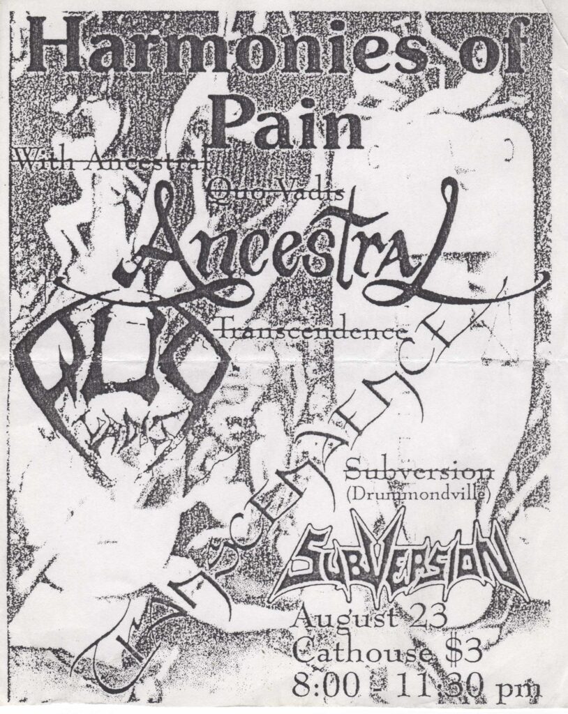 ANCESTRAL QUO VADIS TRANSCENDENCE SUBVERSION