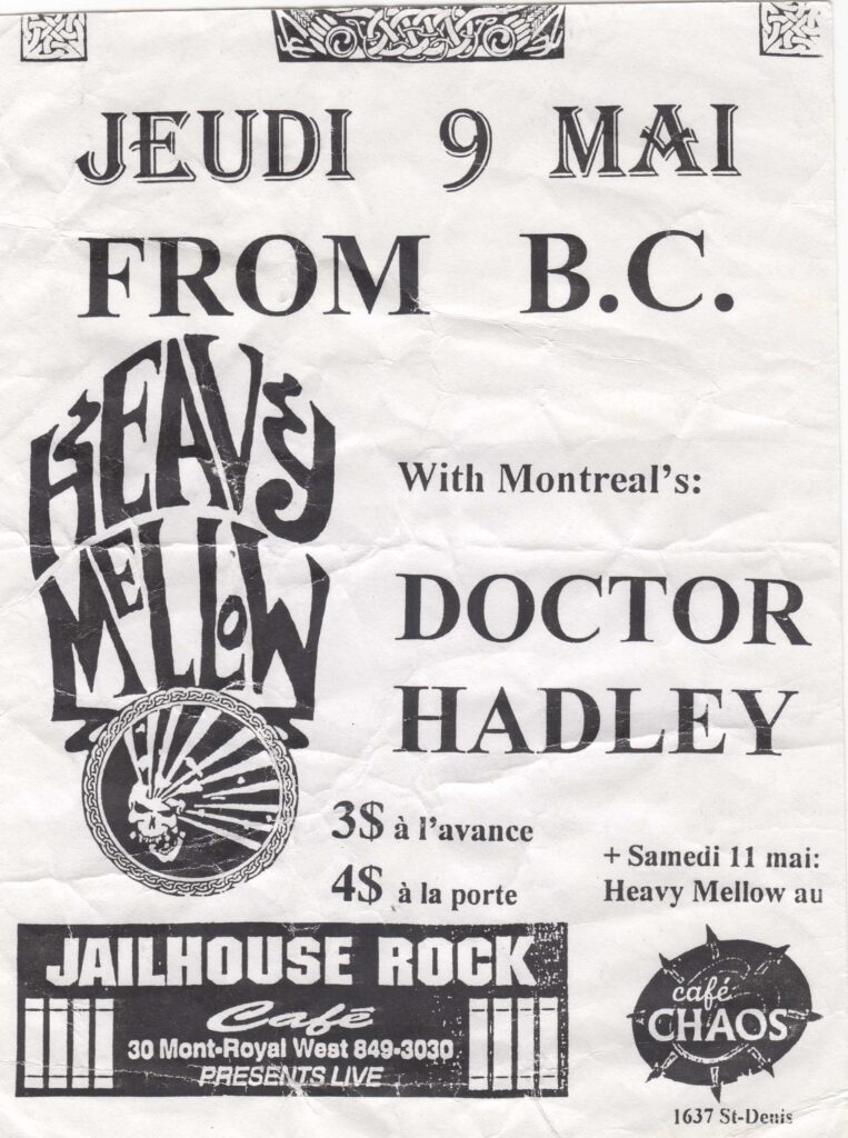 HEAVY MELLOW DOCTOR HADLEY