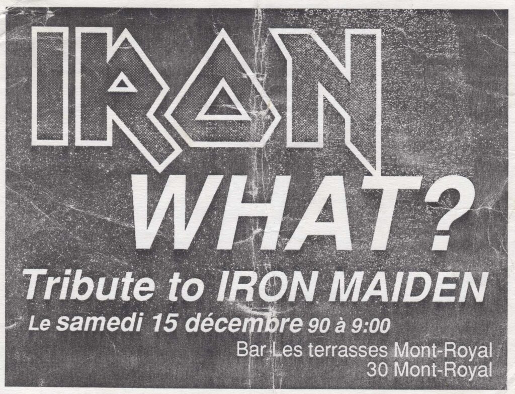 IRON WHAT TRIBUTE TO IRON MAIDEN