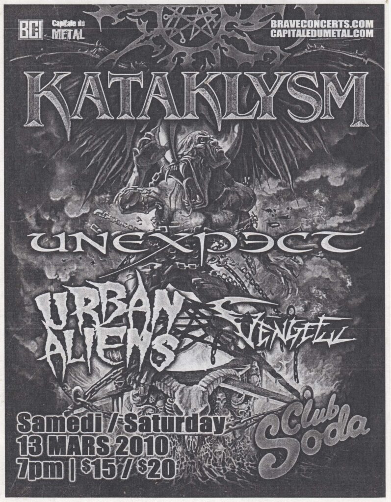 KATAKLYSM UNEXPECT URBAN ALIENS VENGEFUL
