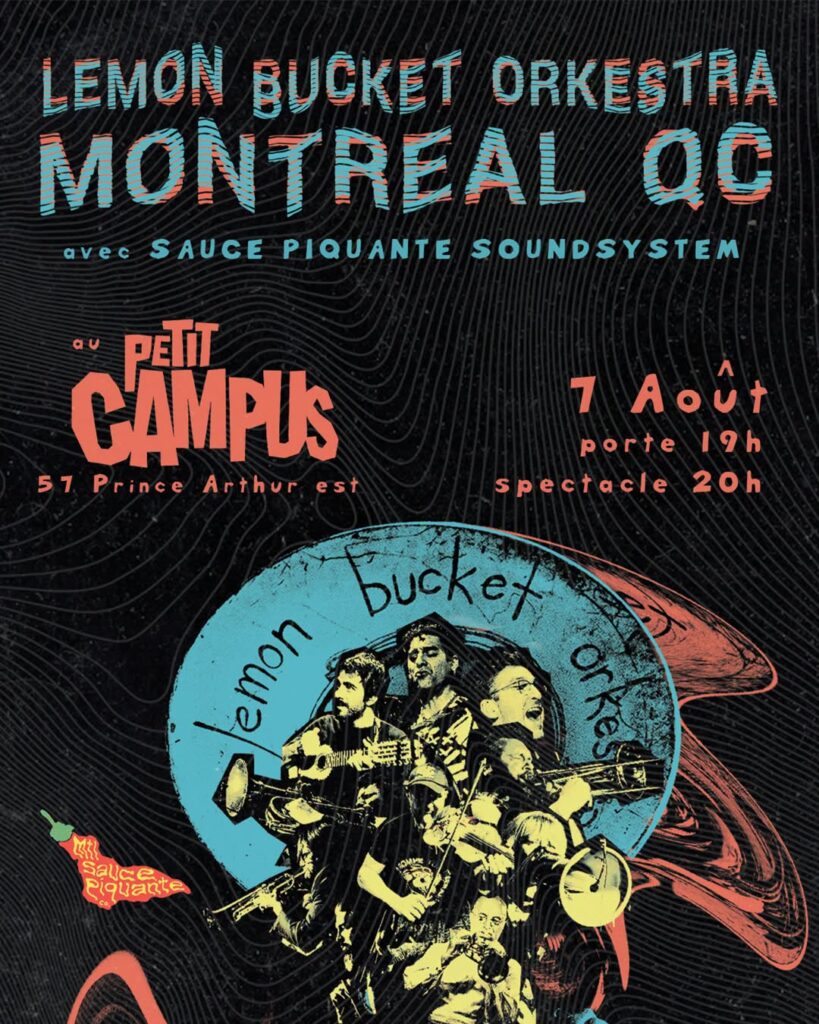 LEMON BUCKET ORKESTRA SAUCE PIQUANTE SOUNDSYSTEM