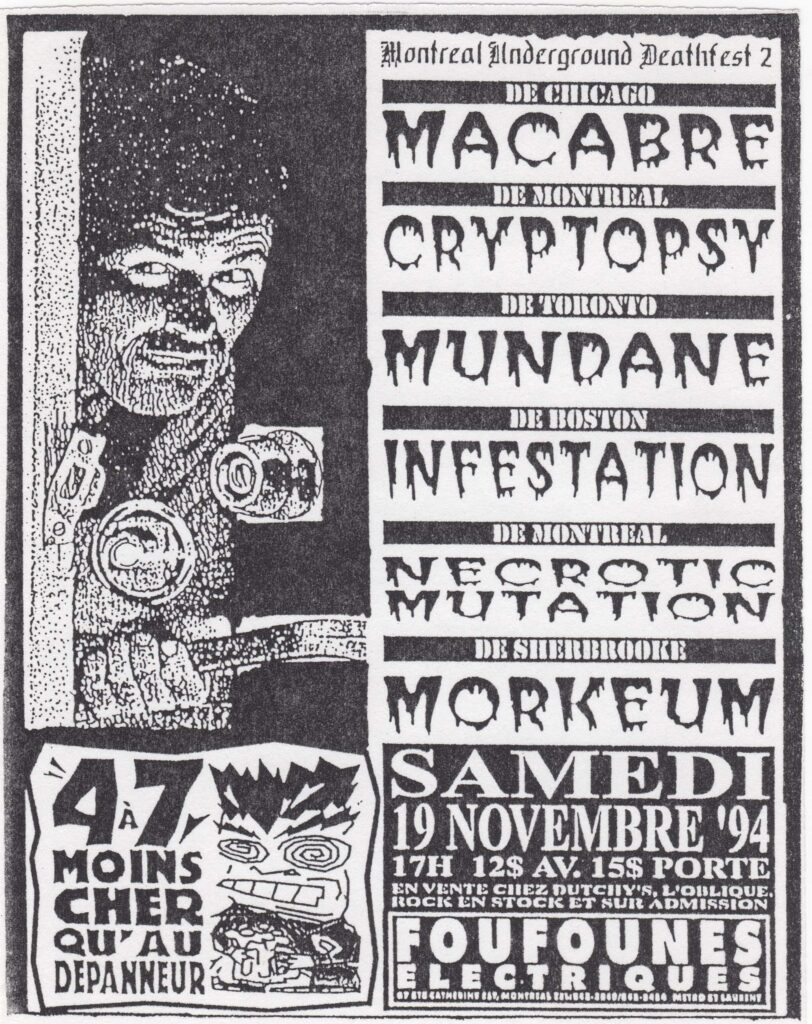 MACABRE CRYPTOPSY MUNDANE INFESTATION NECROTIC MUTATION MORKEUM