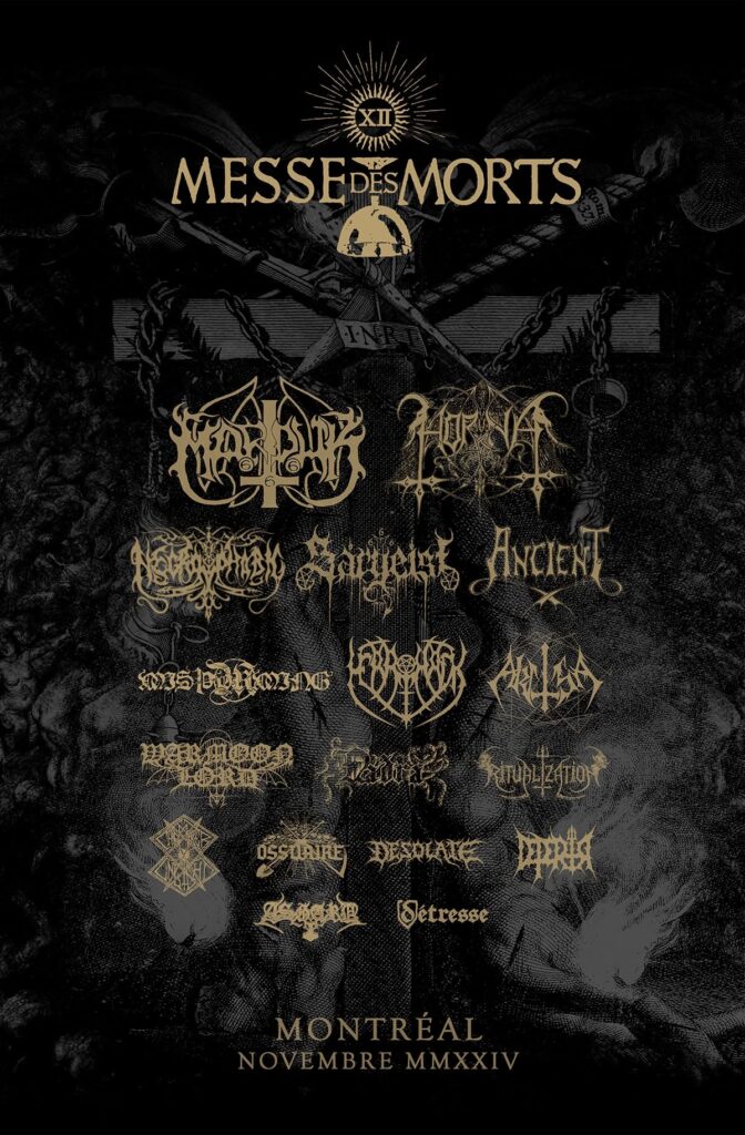 MARDUK HORNANE NECROPHOBIC SARGEIST ANCIENT MISÞYRMING MERRIMACK AKITSA VERMOOM LORD NAÐRA RITUALIZATION CONIFÈRE OSSUAIRE DESOLATE DÉPÉRIR ASGARD DÉTRESSE