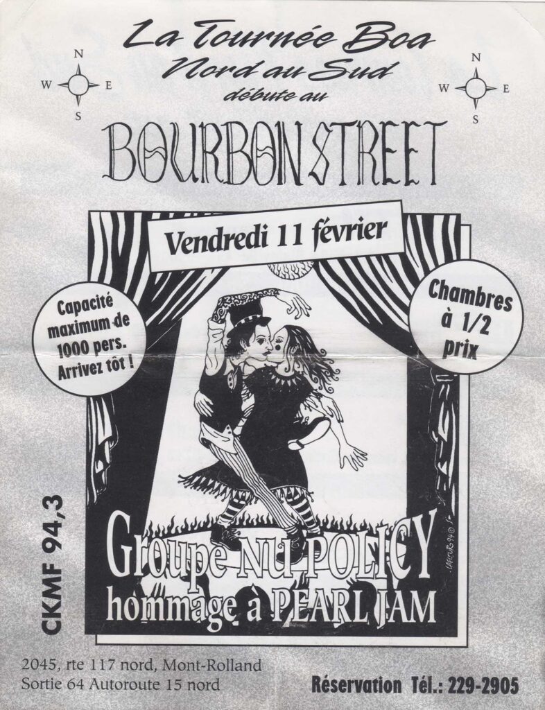 NU POLICY HOMMAGE À PEARL JAM
