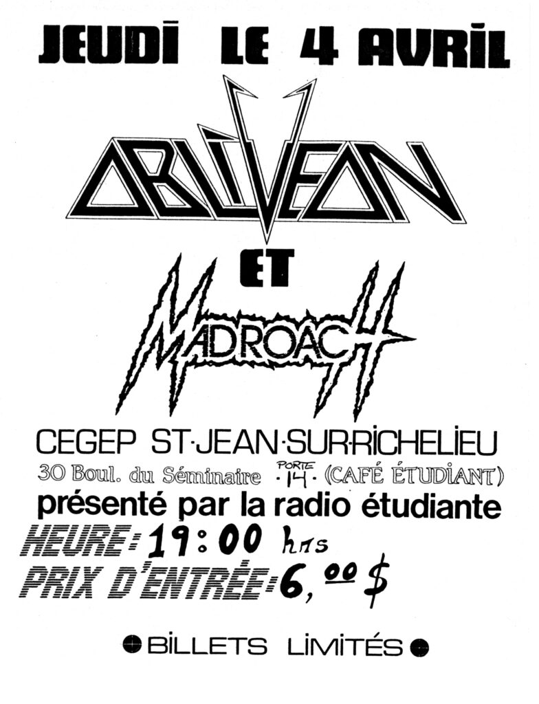 OBLIVEON MADROACH