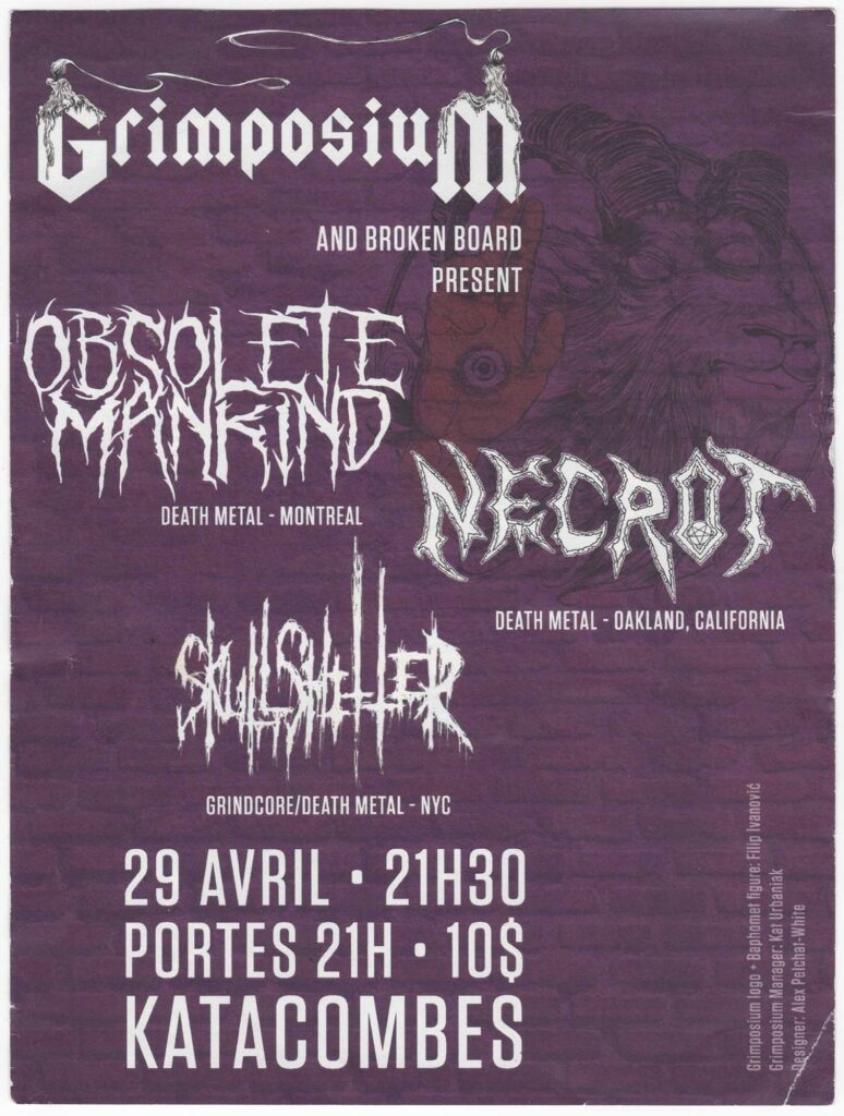 OBSOLETE MANKIND NECROT SKULLSHITTER