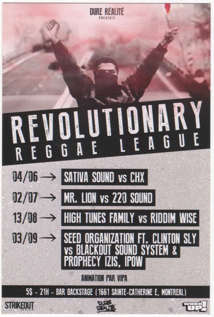 REVOLUTIONARY REGGAE LEAGUE